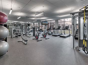 State-of-the-art fitness center